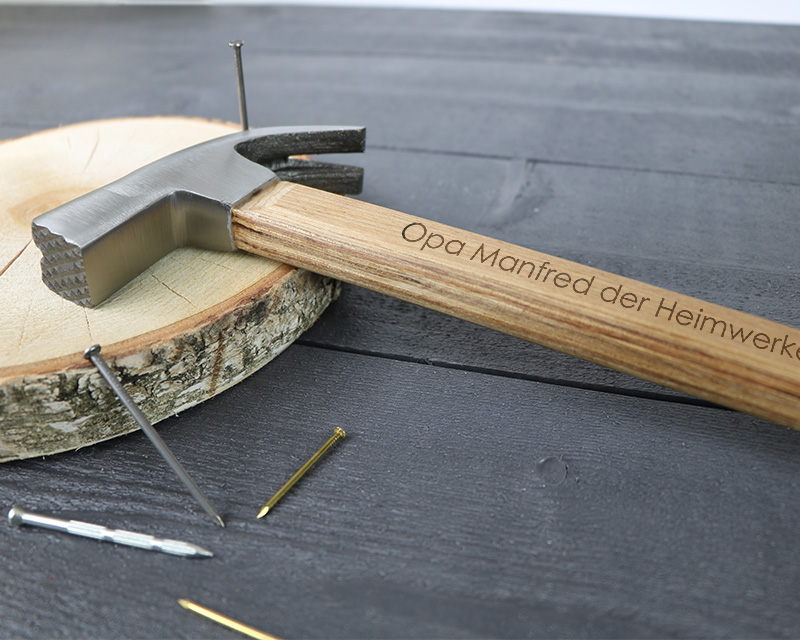 Hammer mit personalisierbarer Gravur - Opa