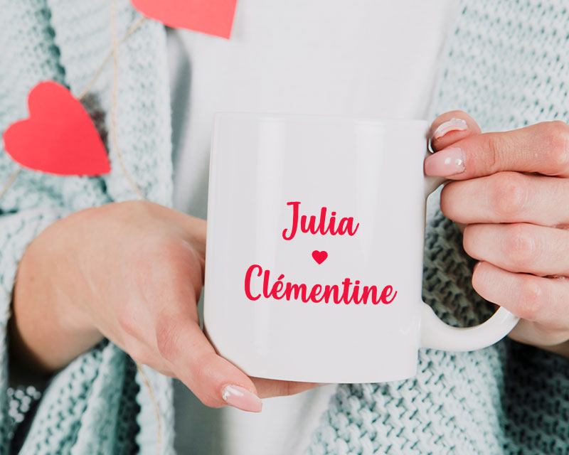 Personalisierbare Tasse - Zärtlichkeit