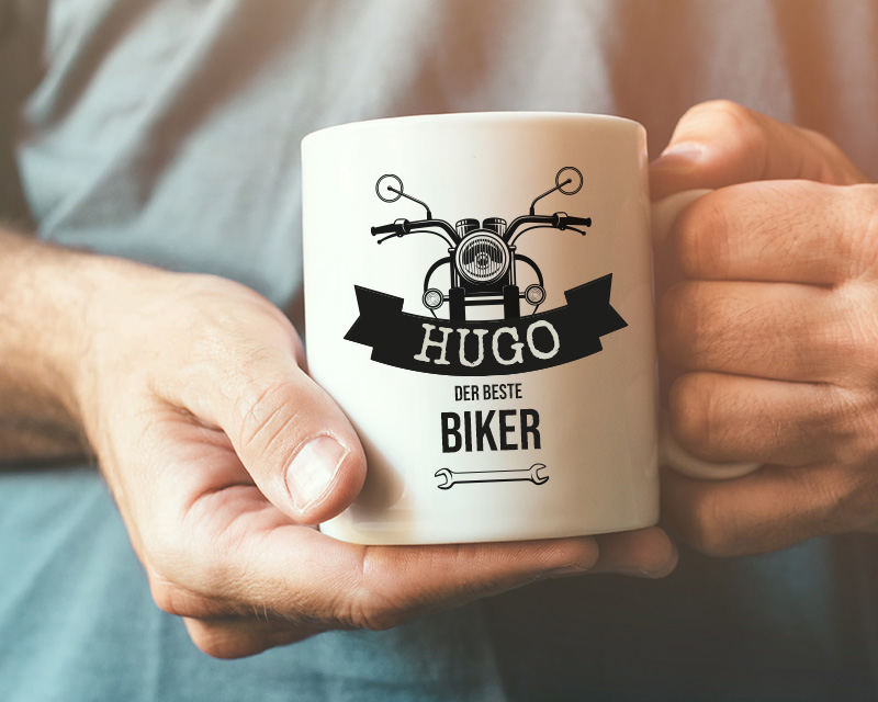 Personalisierbare Tasse - Bester Biker