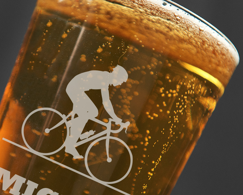 Bierglas Radsport